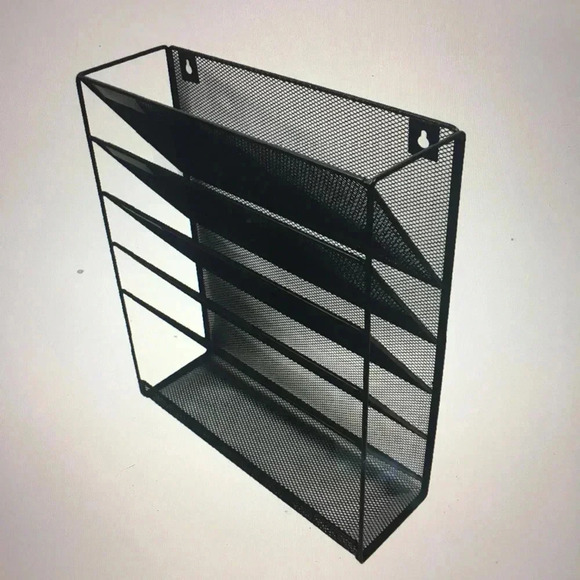 Hanging File Organizer & Paper Clip Holder & Clips - Picture 2 of 5